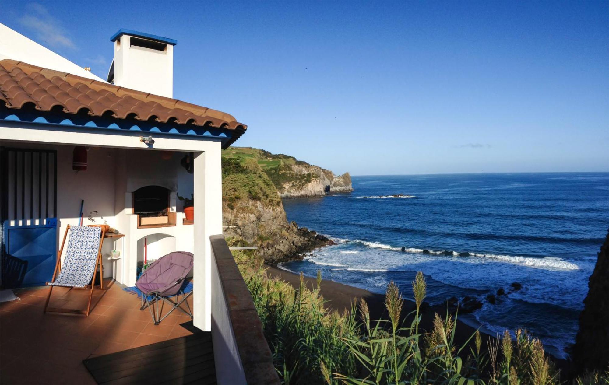 Sea House Villa Ribeira Seca do Porto Luaran gambar