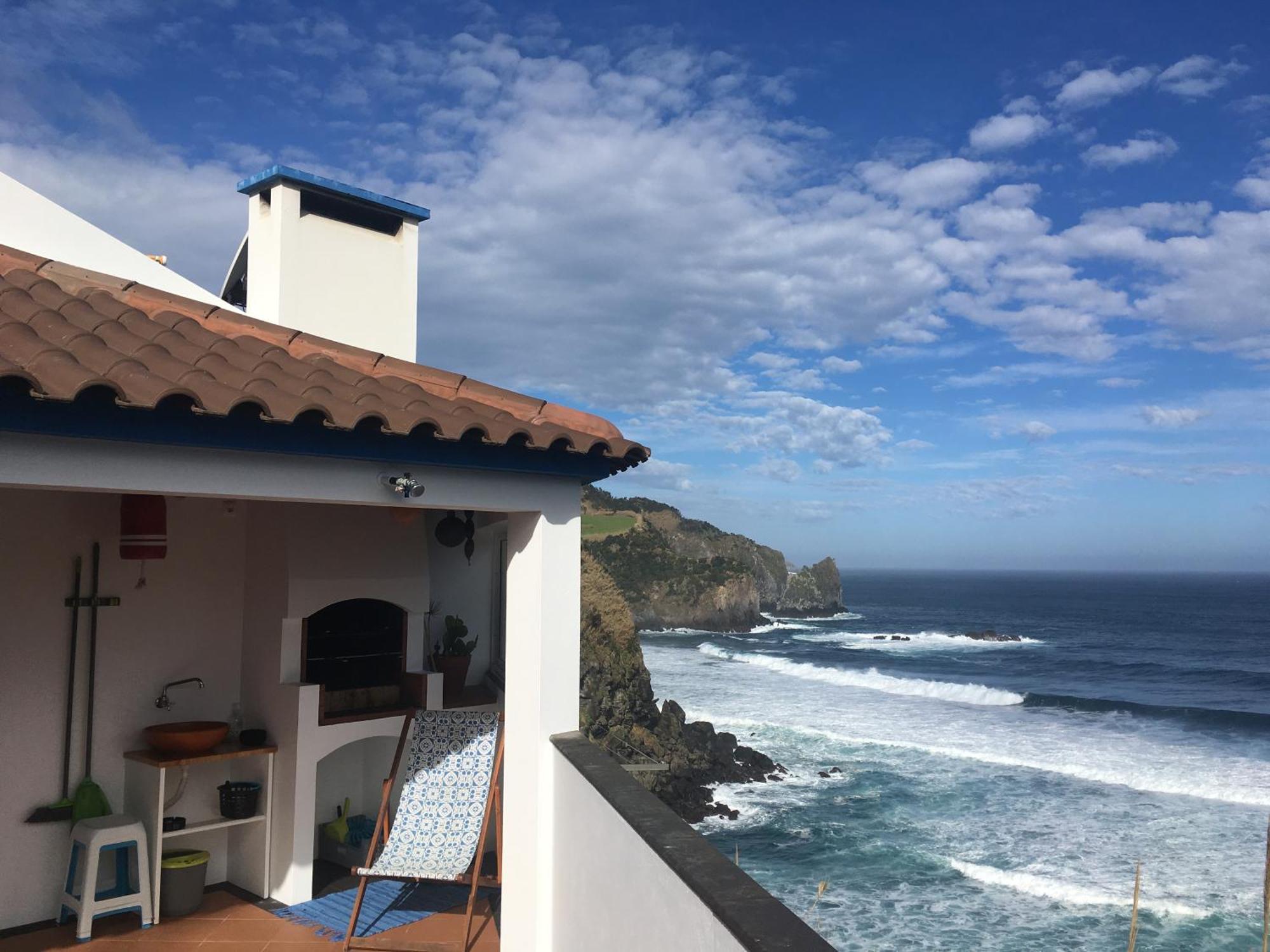 Sea House Villa Ribeira Seca do Porto Luaran gambar